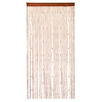 Crystal Beaded String Door Curtain - Decorative Bead Fringe Room Divider and Window Panel Drapes