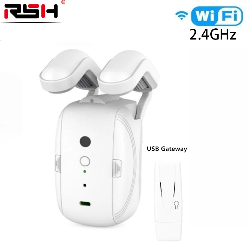 Smart Curtain Robot Motor with WiFi/BL Technology - Automatic Electric Curtain Opener for Roman Rod Rail with Remote Control