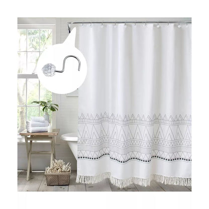 Shower Curtain Hook Rings Set (12 Count)