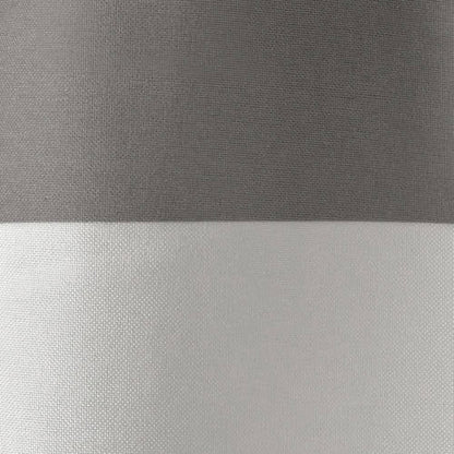 Surfside Cabana Stripe Cotton-Blend Grommet Top Light Filtering Curtain Panel Pair, 54" x 84", Black Pearl